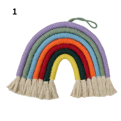 Mixed 5 Colors Ins Hot Sale Home Decor Hand Woven Kids Room Colorful Hanging Decoration Macrame Wall Hangings Mixed 5 Colors Ins Hot Sale Home Decor Hand Woven Kids Room Colorful Hanging Decoration Macrame Wall Hangings