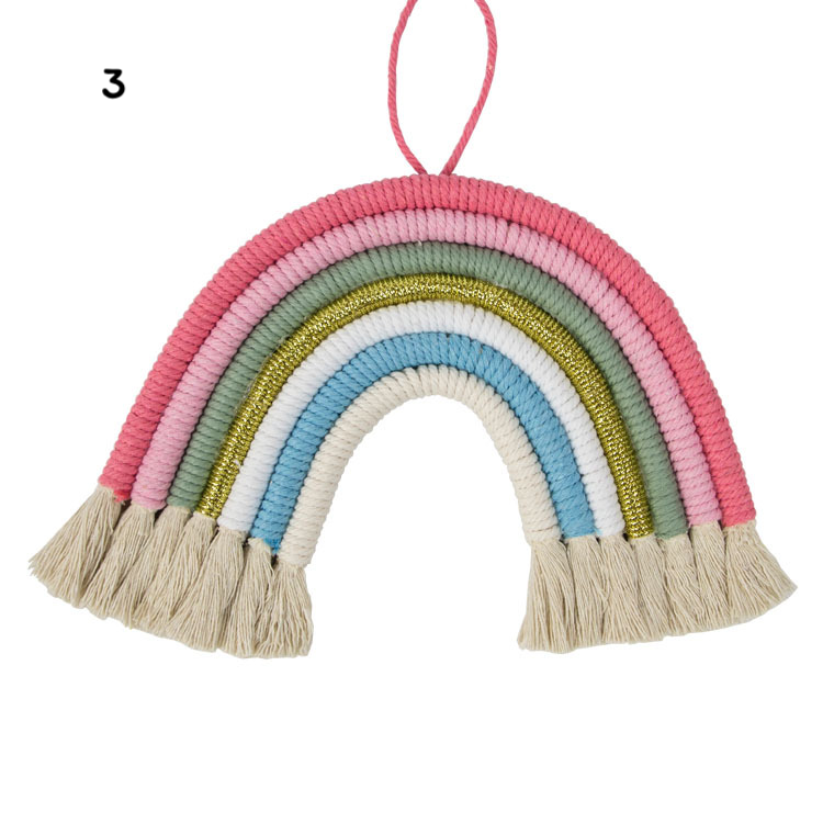 Mixed 5 Colors Ins Hot Sale Home Decor Hand Woven Kids Room Colorful Hanging Decoration Macrame Wall Hangings Mixed 5 Colors Ins Hot Sale Home Decor Hand Woven Kids Room Colorful Hanging Decoration Macrame Wall Hangings