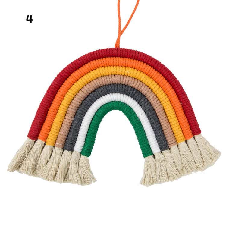 Mixed 5 Colors Ins Hot Sale Home Decor Hand Woven Kids Room Colorful Hanging Decoration Macrame Wall Hangings Mixed 5 Colors Ins Hot Sale Home Decor Hand Woven Kids Room Colorful Hanging Decoration Macrame Wall Hangings