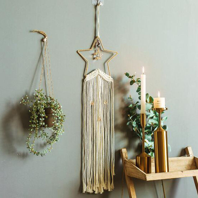 Bohemian Star Dream Catcher Handmade Pentagram Boho Wedding Hanging for Home Decoration Bohemian Star Dream Catcher Handmade Pentagram Boho Wedding Hanging for Home Decoration