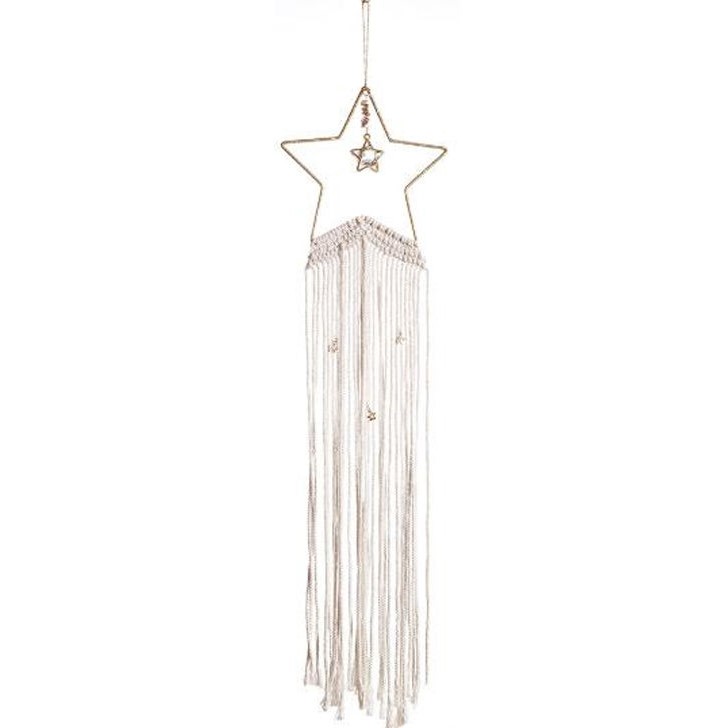 Bohemian Star Dream Catcher Handmade Pentagram Boho Wedding Hanging for Home Decoration Bohemian Star Dream Catcher Handmade Pentagram Boho Wedding Hanging for Home Decoration