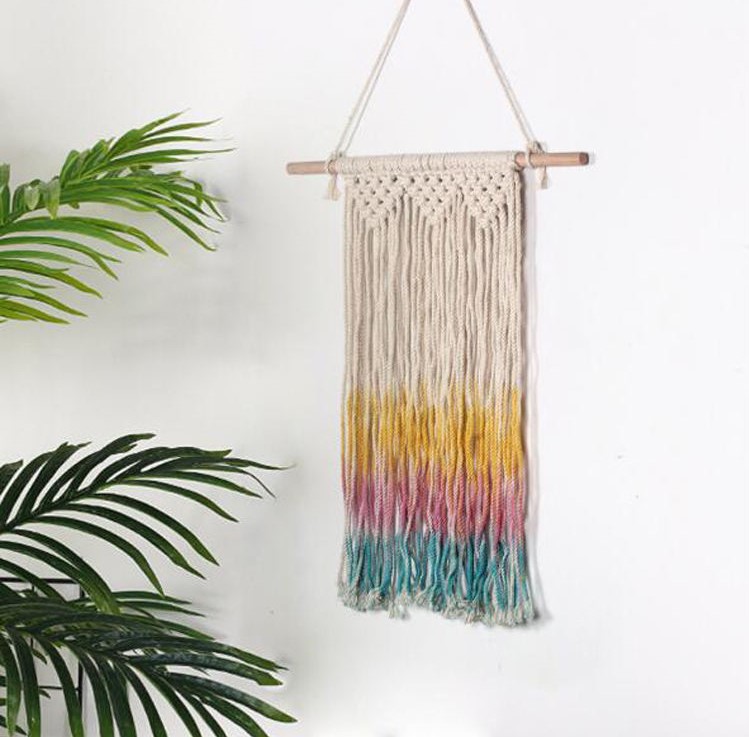 Wall Decoration Bohemian Woven Tapestry Color Tassel Home Decoration Wall Hanging Room Decor